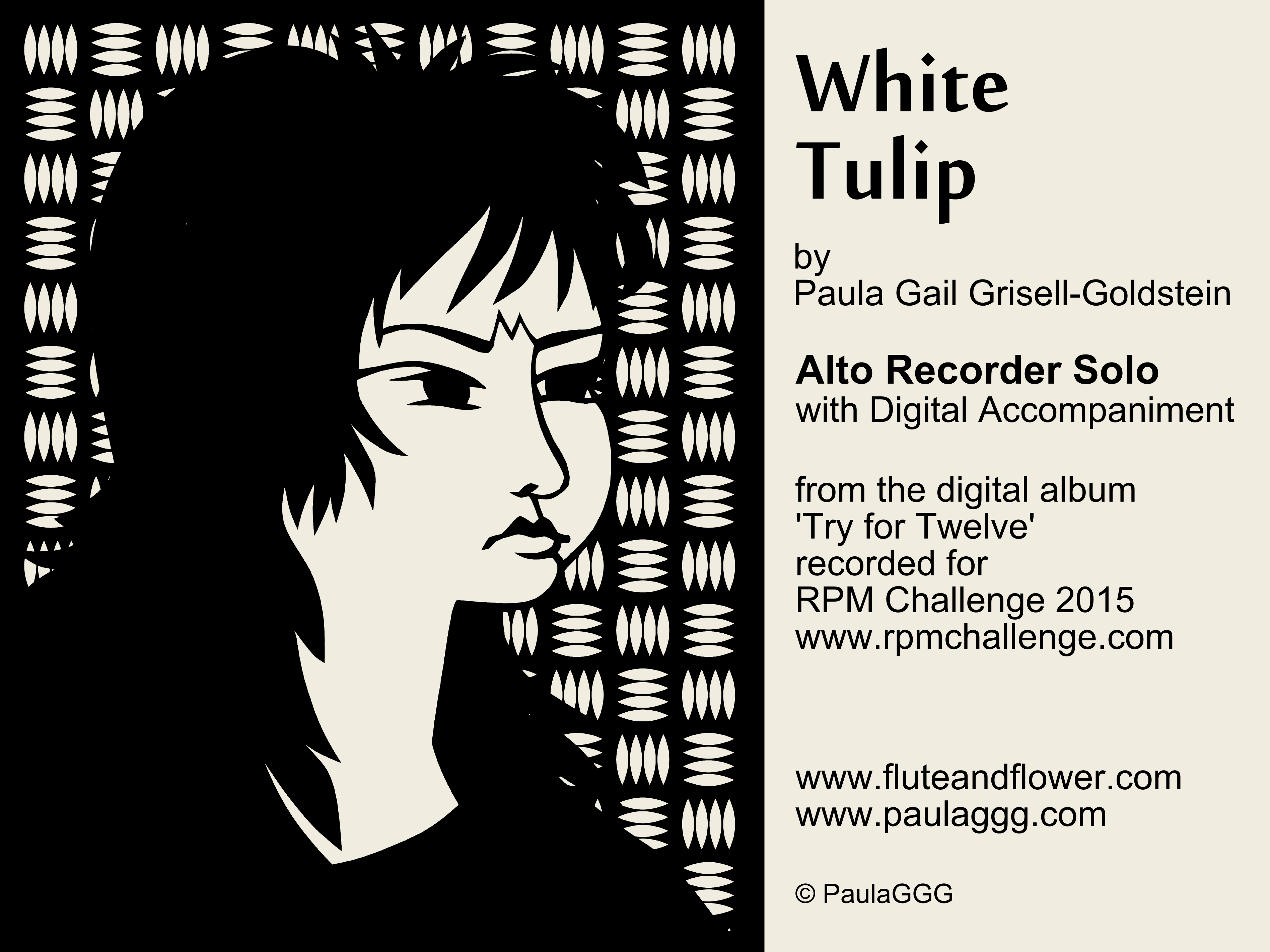 White Tulip - Alto Recorder picture